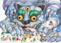 http://www.steambiz.com/files/gimgs/th-33_The great Puffy_2025_acquarello e tempera su carta_100x70cm.jpg